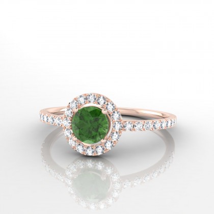 Aurélia Bague Tourmaline en Or rose 18k