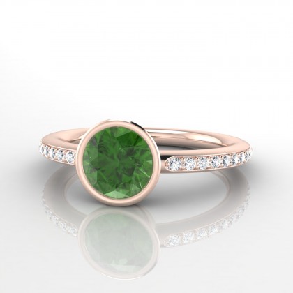 Émoi Bague Tourmaline en Or rose 18k