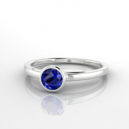 Gaieté Bague Saphir en Argent 925
