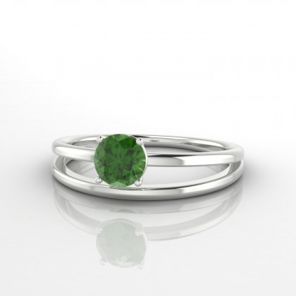 Héloïse Bague Tourmaline en Or blanc 18k