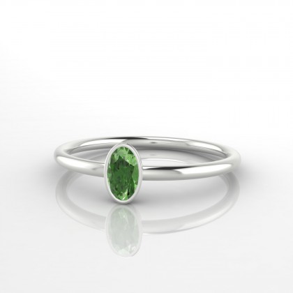 Lueur Bague Tourmaline en Argent 925