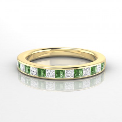 Captivante Bague Tourmaline en Or jaune 18k