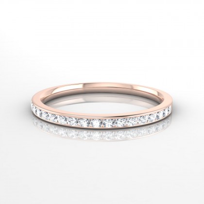 Célébration Bague Diamant en Or rose 18k