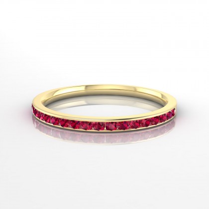 Célébration Bague Rubis en Or jaune 18k