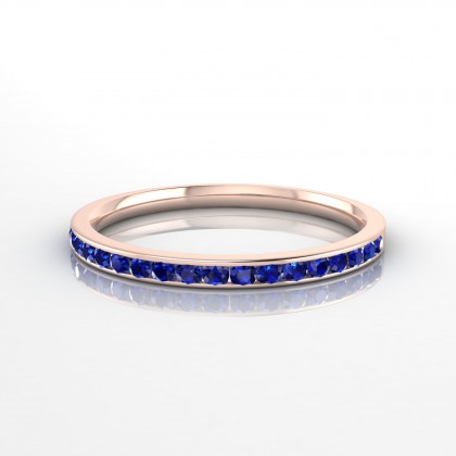Célébration Bague Saphir en Or rose 18k