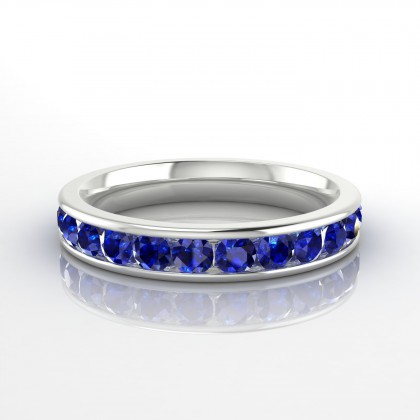 Concordance Bague Saphir en Or blanc 18k