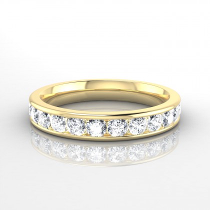 Concordance Bague Diamant en Or jaune 18k