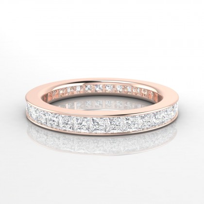 Conquise Bague Diamant en Or rose 18k
