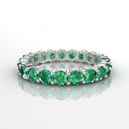 Insouciante Bague Emeraude en Argent 925