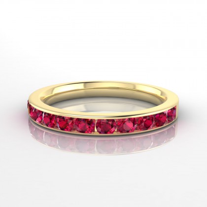 Irrésistible Bague Rubis en Or jaune 18k