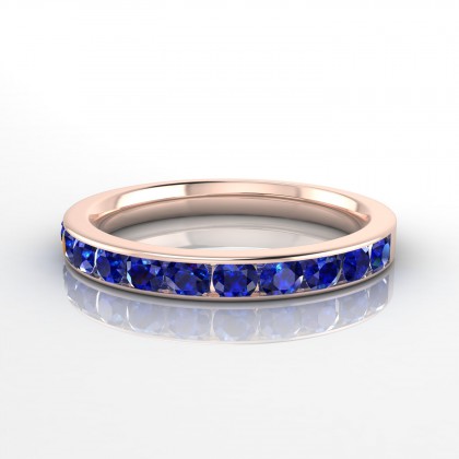 Irrésistible Bague Saphir en Or rose 18k