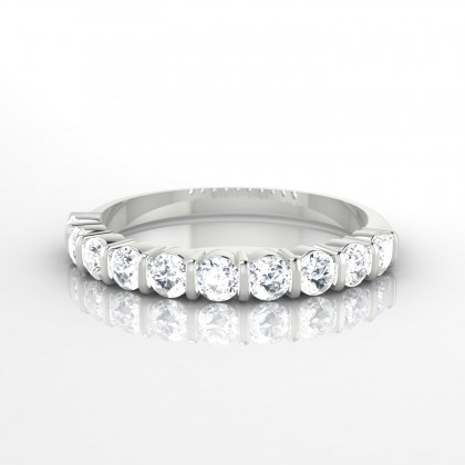 Merveilleuse Bague Diamant en Or blanc 18k