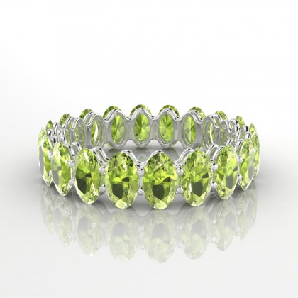 Passionnante Bague Péridot en Argent 925