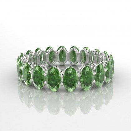 Passionnante Bague Tourmaline en Argent 925
