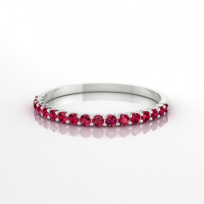 Sacré Bague Rubis en Argent 925