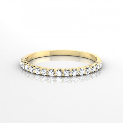 Sacré Bague Diamant en Or jaune 18k