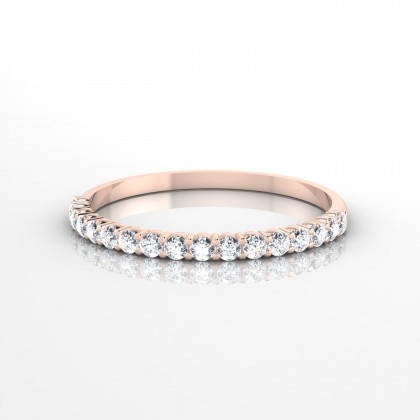 Sacré Bague Diamant en Or rose 18k