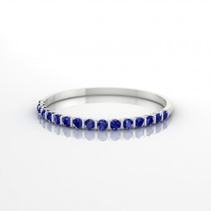 Unisson Bague Saphir en Argent 925