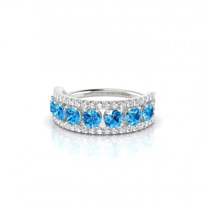 Barbarina Bague Topaze en Argent 925