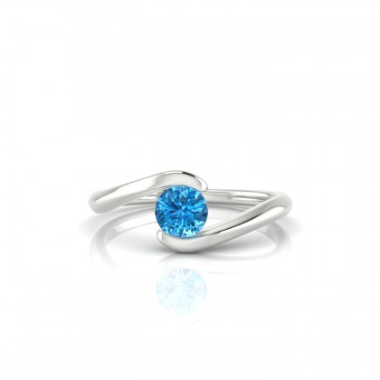 Carlotta Bague Topaze en Argent 925