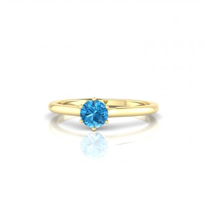Forever Bague Topaze en Or jaune 18k