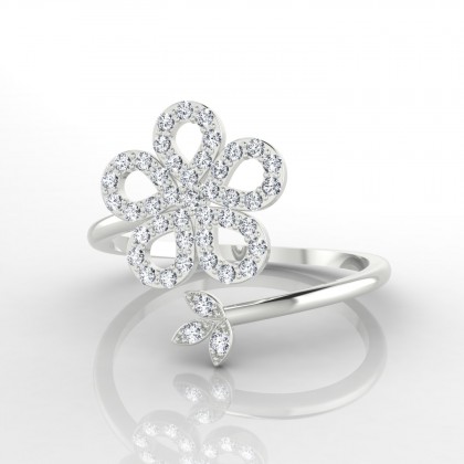 Hortense Bague Diamant en Or blanc 18k