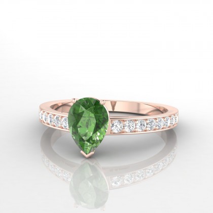 Nadine Bague Tourmaline en Or rose 18k
