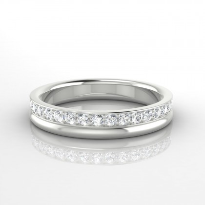 Renversante Bague Diamant en Or blanc 18k