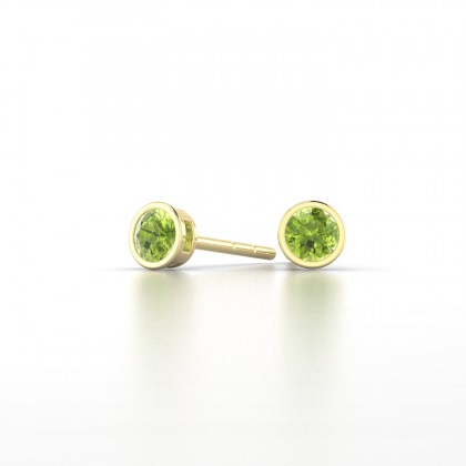 Agatha Boucles d'oreilles Péridot en Or jaune 18k