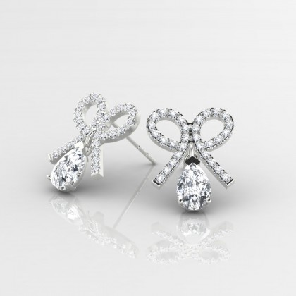 Betty Boucles d'oreilles Diamant en Argent 925