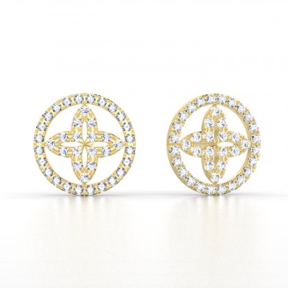 Epicure Boucles d'oreilles Diamant en Or jaune 18k