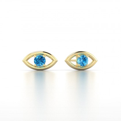 Era Boucles d'oreilles Topaze en Or jaune 18k
