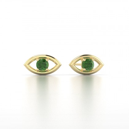 Era Boucles d'oreilles Tourmaline en Or jaune 18k