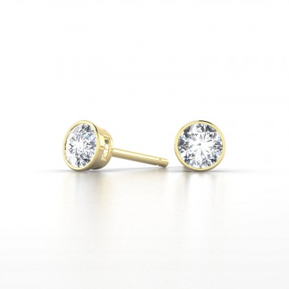 Inséparable Boucles d'oreilles Diamant 0,50 carat en Or jaune 18k