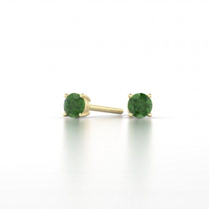 Léonise Boucles d'oreilles Tourmaline en Or jaune 18k