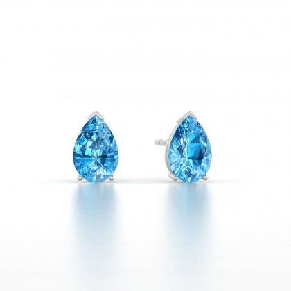 Louise Boucles d'oreilles Topaze en Argent 925