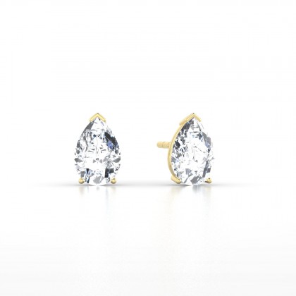 Louise Boucles d'oreilles Diamant en Or jaune 18k