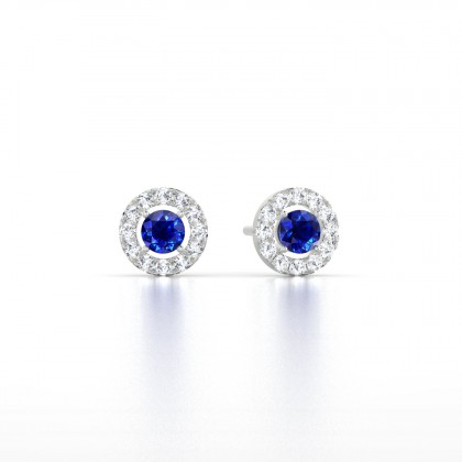 Marie-Noëlle Boucles d'oreilles Rubis en Argent 925