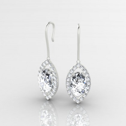 Mystique Pendante Boucles d'oreilles Diamant en Argent 925