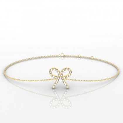 Betty Bracelet Diamant en Or jaune 18k