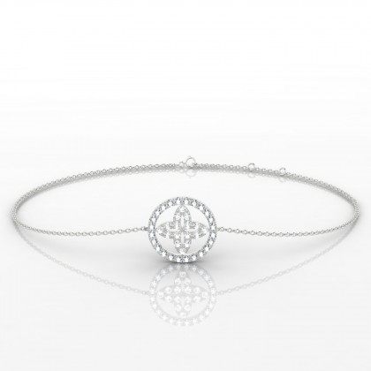 Epicure Bracelet Diamant en Or blanc 18k