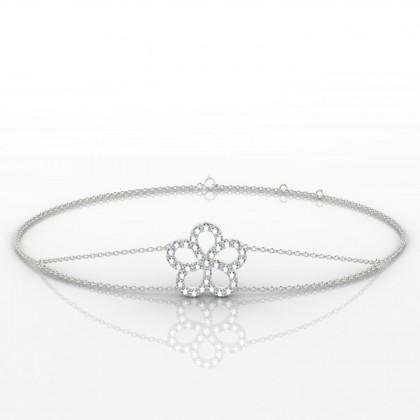 Hortense Bracelet Diamant en Argent 925