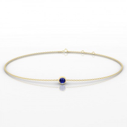 Mini Songe Bracelet Saphir en Or jaune