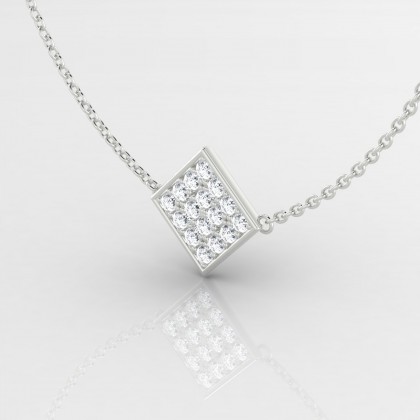 Ovation Pendentif Diamant en Or blanc 18k