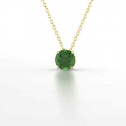 Annaëlle Pendentif Tourmaline en Or jaune 18k