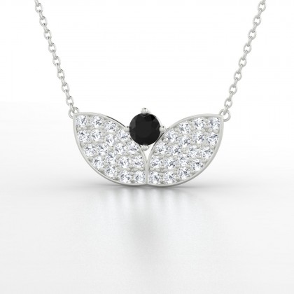Anthèse Pendentif Diamant noir en Argent 925