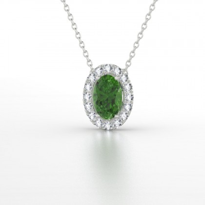 Clothilde Pendentif Tourmaline en Argent 925