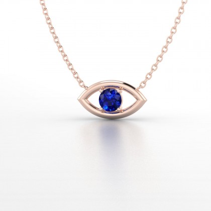 Era Pendentif Saphir en Or rose 18k