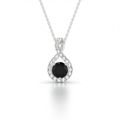 Esprit Pendentif Diamant noir en Argent 925