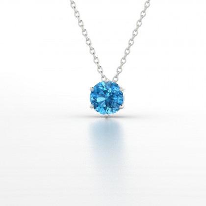 Invincible Pendentif Topaze en Argent 925